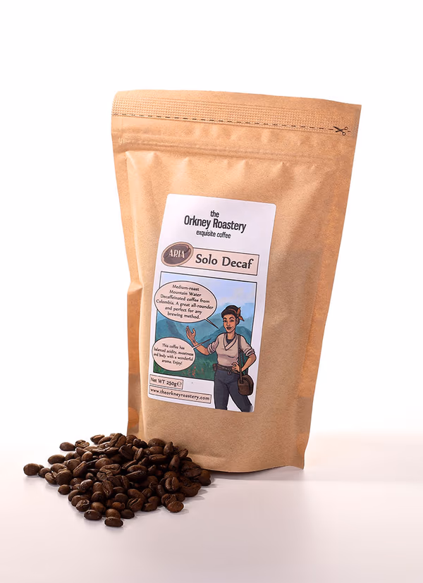 Aria Solo Decaf 250g or 750g