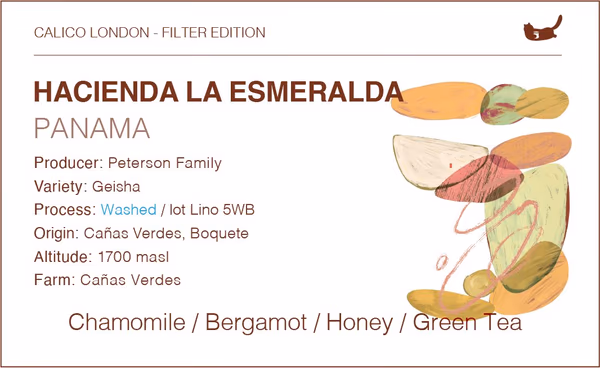 Panama Hacienda La Esmeralda Geisha - Washed