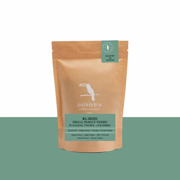 El Indio Microlot Natural Process (Espresso Roast) Tolima, Colombia