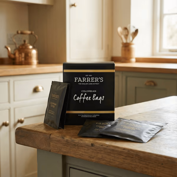 Farrer's Enveloped Colombian Coffee Bags