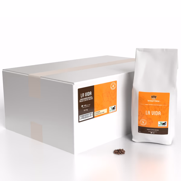 Medium Dark Roast Coffee Case 6x1kg - La Vida