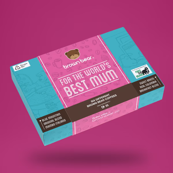Worlds Best Mum Gift Box | 6 coffees in one Box