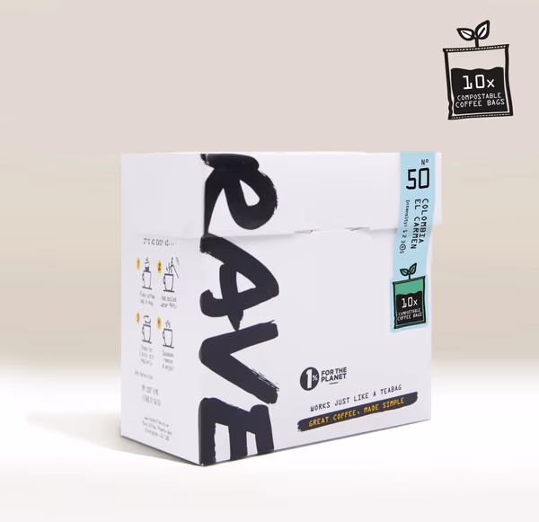 Colombia El Carmen Compostable Coffee Bags - 10 pack