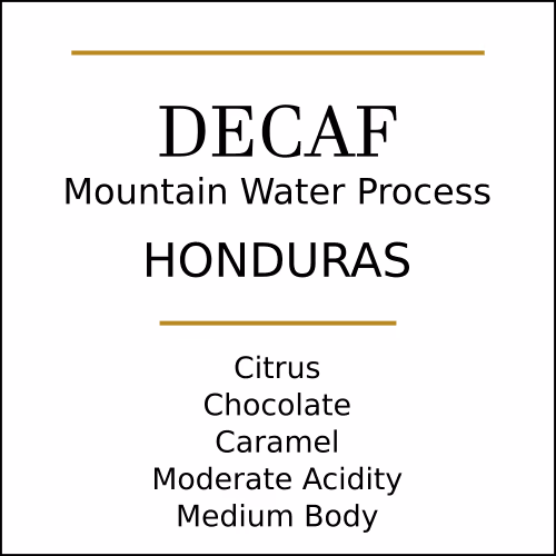 Honduras Decaf Medium Roast Coffee