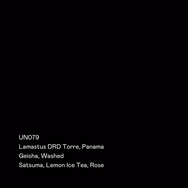 UN079 - Lamastus DRD Torre, Geisha Washed