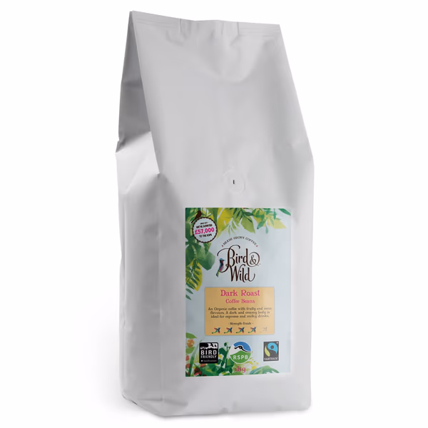 Dark Roast Espresso Fairtrade Organic Coffee Beans 1 kg