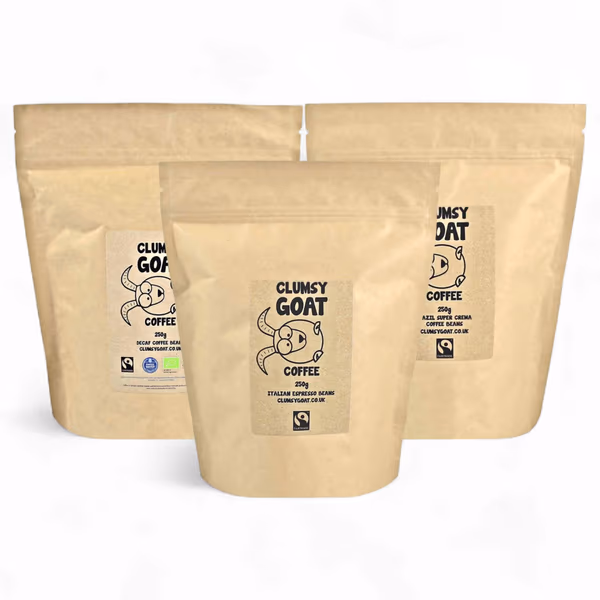 Clumsy Goat Espresso & Crema Coffee Bundle