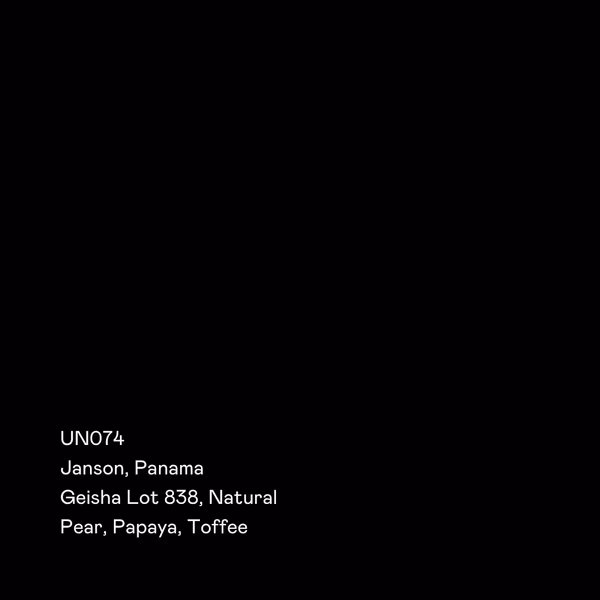 UN074 - Janson 838, Geisha Natural