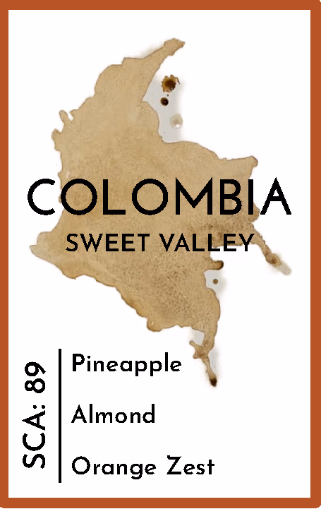 Colombia Café Granja La Esperanza Sweet Valley