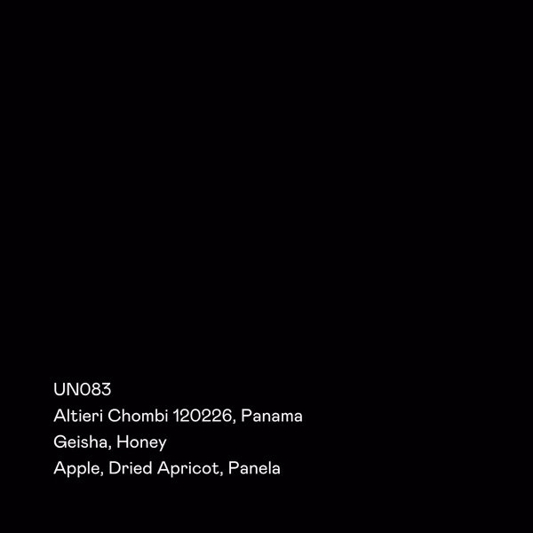 UN083 - Altieri Chombi 120226,	Honey Geisha