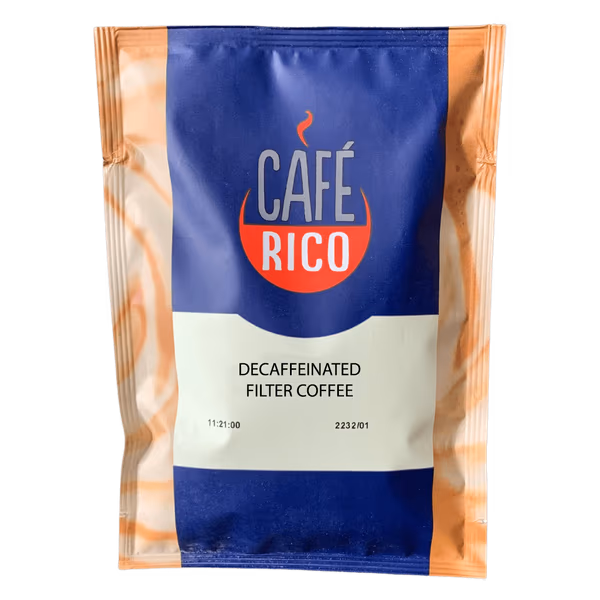Café Rico Fairtrade Decaffeinated Filter Coffee 50 x 2oz sachets