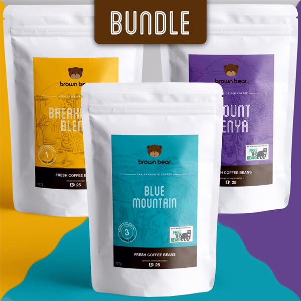 Light-Medium Roast Coffee Bundle | Brown Bear