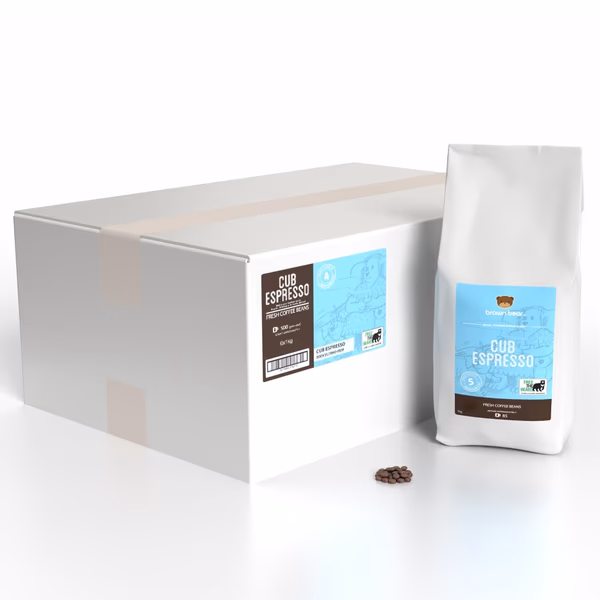 Medium Dark Roast Coffee Case 6x1kg - Cub Espresso