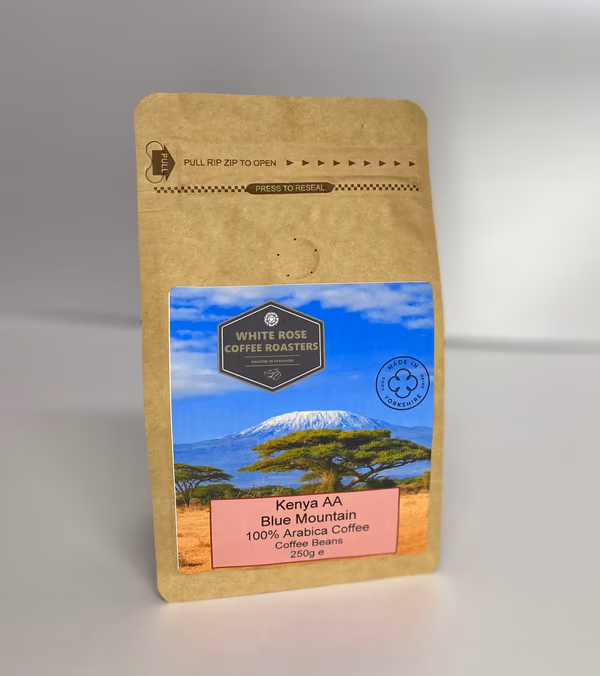 Kenya AA Blue Mountain Arabica Washed Coffee Gift Bag 250g