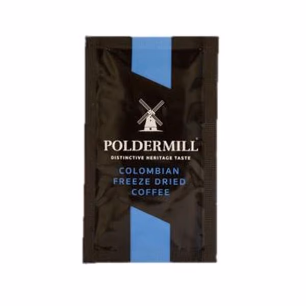 Poldermill Colombian Freeze Dried Coffee Sachets 1000 x 1.4g