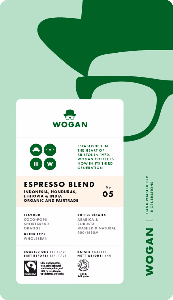 Organic & Fairtrade Espresso Blend