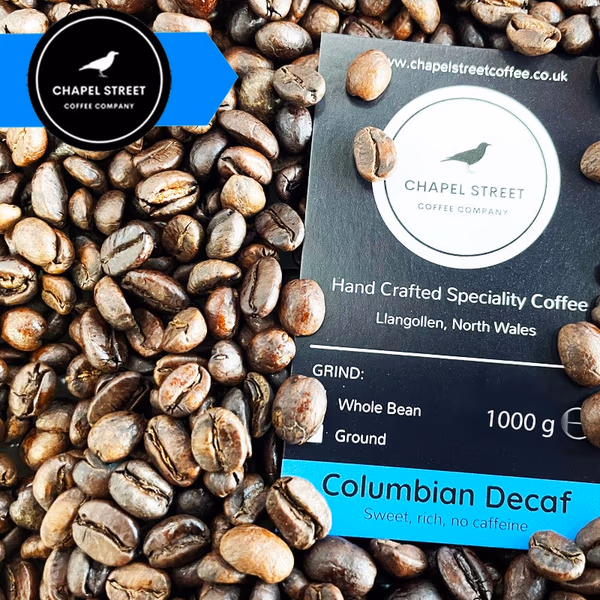 1kg Decaff Columbian Medium Dark Roast