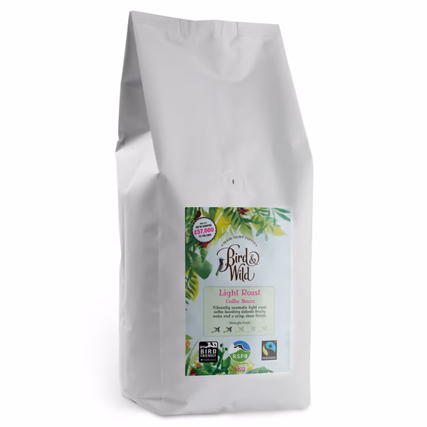 Light Roast, Fairtrade, Organic, Shade Grown Coffee - 1kg