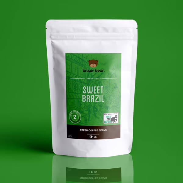 Brazilian Coffee - Light Medium Roast Coffee - Sweet Brazil