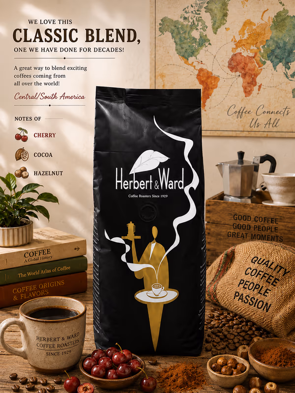 H&W Classic roasted coffee blend