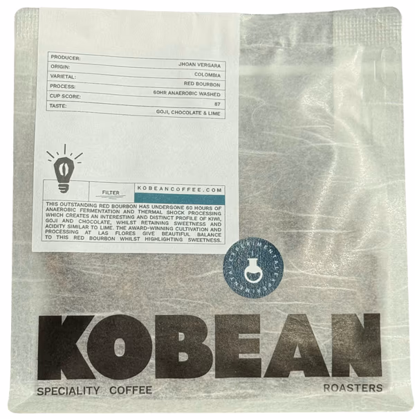 Jhoan Vergara - (60hr Anaerobic Thermal Shock, Red Bourbon) SCA: 87