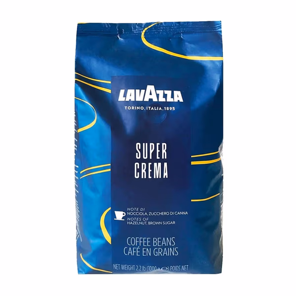 Lavazza Super Crema Coffee Beans 1kg
