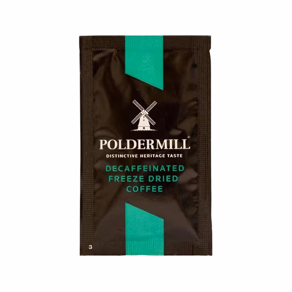 Poldermill Decaf Colombian Freeze Dried Coffee Sachets 1000 x 1.4g