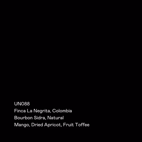 UN088 - Finca La Negrita, Bourbon Sidra Natural