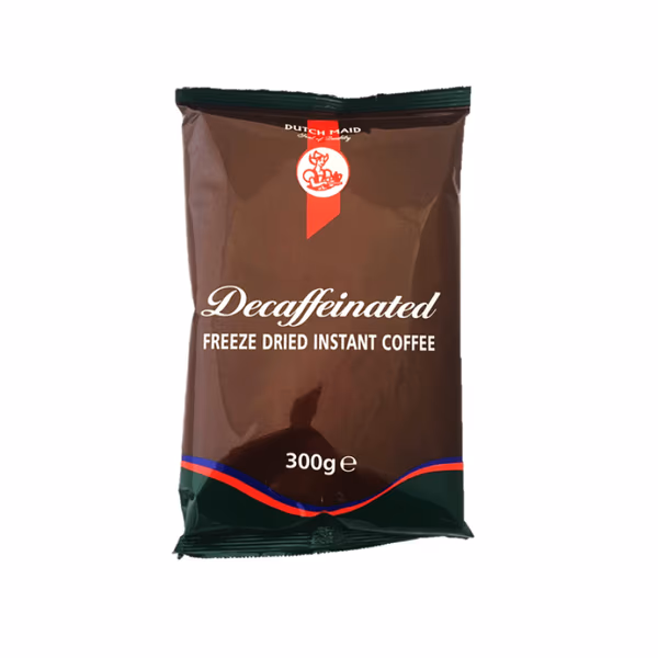 Dutch Maid Decaf Colombian Freeze Dried Coffee 300g & 10 x 300g