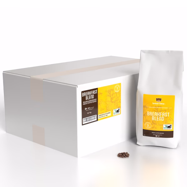 Light Roast Coffee Case 6x1kg - Breakfast Blend