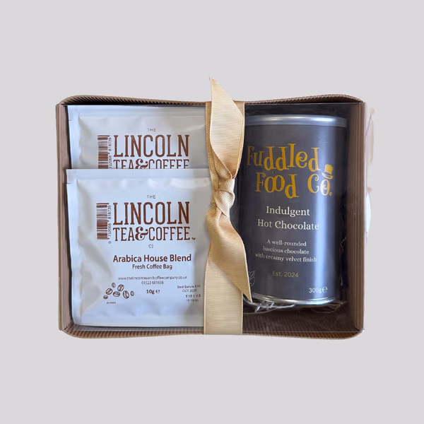 Fuddled Hot Chocolate & Coffee Bag Gift Set