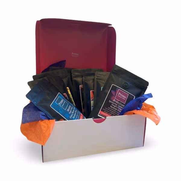 Primo Coffee Collection  - a choice of  8 x 100g Taster Packs