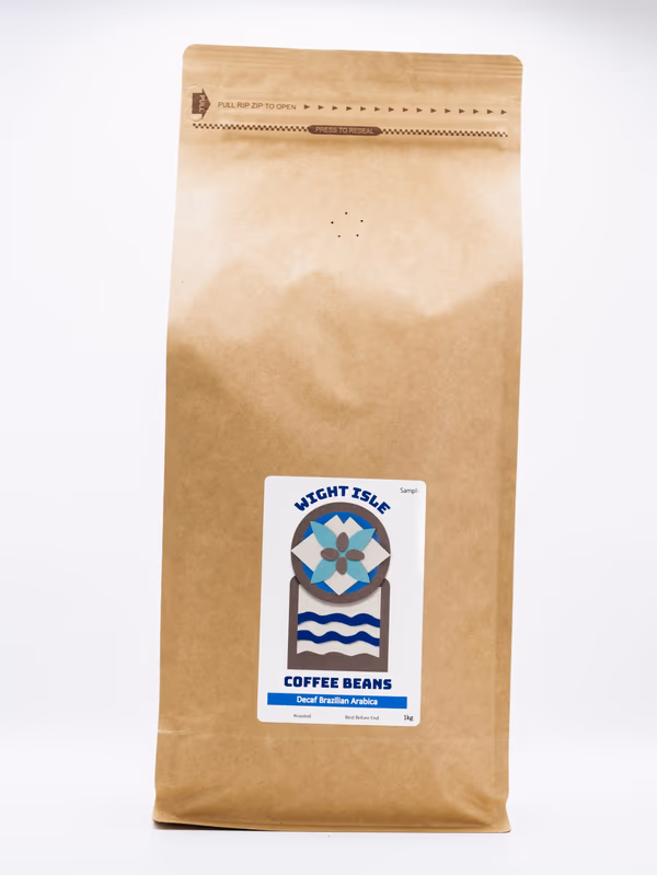 Freshly Roasted Decaf Brazilian Coffee Beans – 1kg