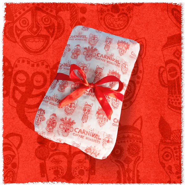 Gift Set - Espresso coffee gift wrapped