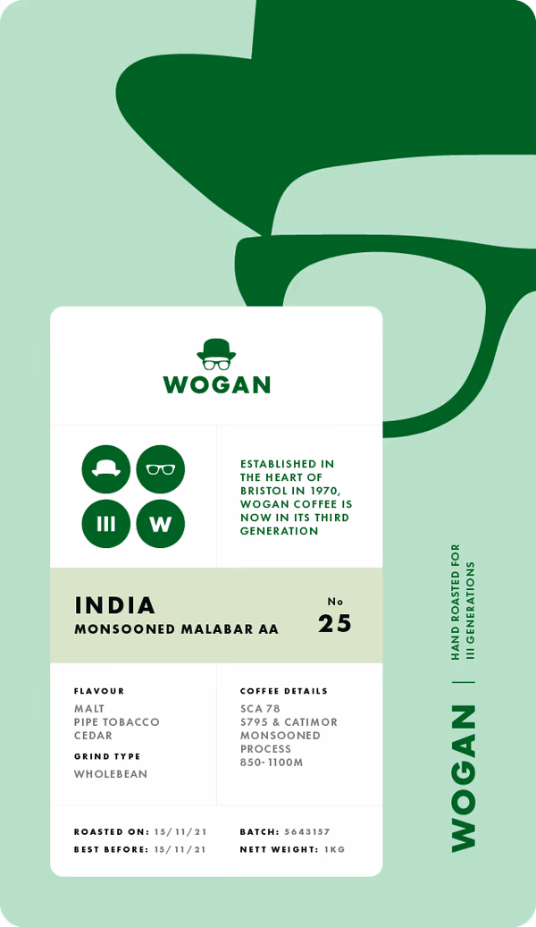 India Monsooned Malabar AA