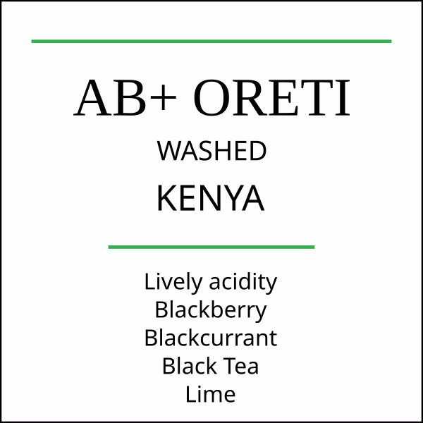 Kenya AB+ Oreti Light-Medium Roast