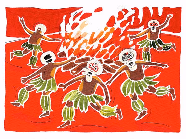 PNG Fire Dancer