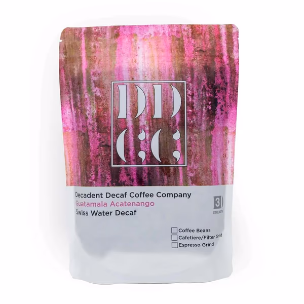 Guatemala Acatenango Decaffeinated Coffee - Swiss Water Decaf Process - Strength 3