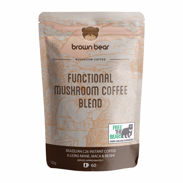 Lions Mane Instant Coffee + Mushroom Blend - 150g
