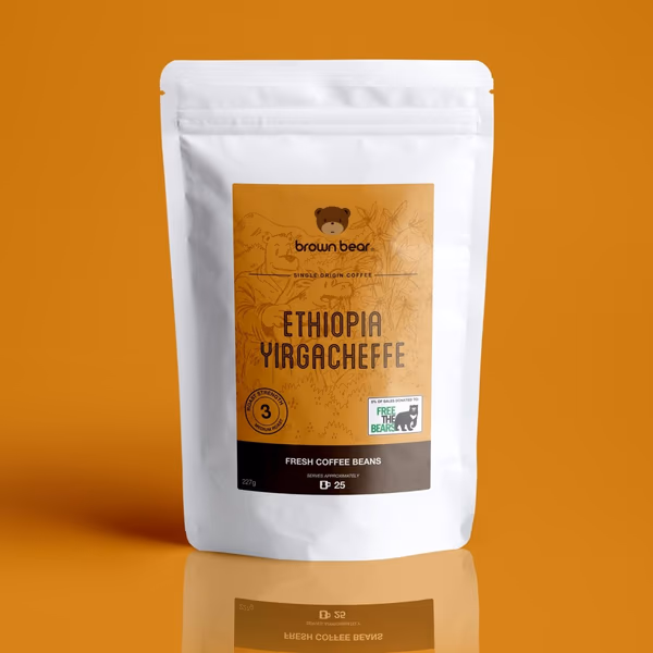 Ethiopia Yirgacheffe Coffee - Medium Roast - Strength 3