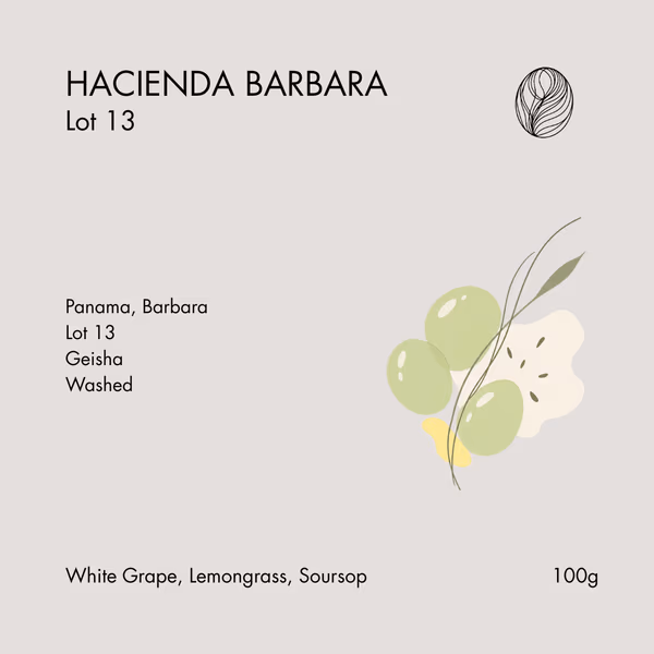 HACIENDA BARBARA • Lot 13 – Washed Geisha 100g