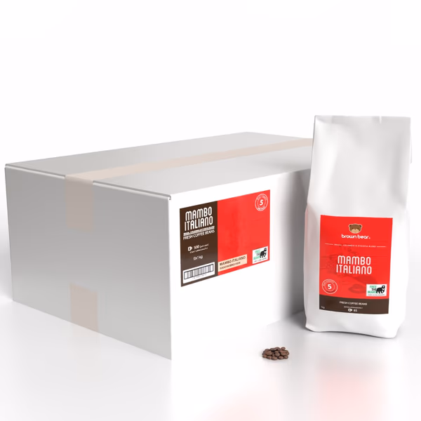 Dark Roast Coffee Case 6x1kg - Mambo Italiano